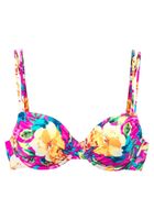 LASCANA Bikini gornji dio  plava / žuta / svijetložuta / roza