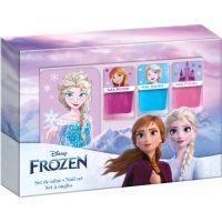 Disney Frozen Nail Set Set mit Nagellacken für Kinder 3y+ Pink, Blue, Pink 3x4.5 ml