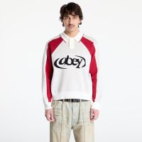 Sweter OBEY Soccer Polo Sweater White Multi XL