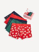 Celio Boxershorts 5 Stück Rot