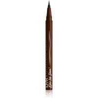 NYX Professional Makeup Epic Ink precizní voděodolná linka odstín Milk Chocolate 1 ml