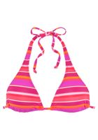 s.Oliver Bikini gornji dio  ljubičasta / svijetlonarančasta / roza / bijela