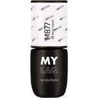 MYLAQ UV Gel Polish Gel-Nagellack Farbton My Milky White 5 ml