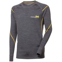 PROGRESS MERINO LS-M Мъжка функционална блуза с дълъг ръкав, сиво, размер