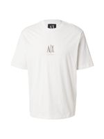 ARMANI EXCHANGE Majica  taupe siva / prljavo bijela