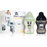 Tommee Tippee Closer To Nature Anti-colic Ollie and Pip cumisüveg Slow Flow 0m+ 2x260 ml