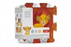 Penové puzzle Leví kráľ 32x32x1cm 8ks v sáčku 0m+
