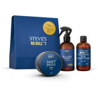 Steve's No Bull***t Hair Care Trio Box подаръчен комплект (За коса) за мъже