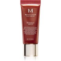 Missha M Perfect Cover BB Creme mit sehr hohem UV-Schutz kleine Packung Farbton No. 23 Natural Beige SPF 42/PA+++ 20 ml