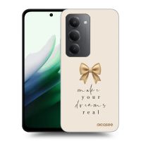 Silikónový prehľadný obal pre Xiaomi Redmi 15 5G - Golden Dream