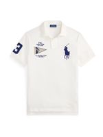 Polo Ralph Lauren Majica  bež / tamno plava / bijela