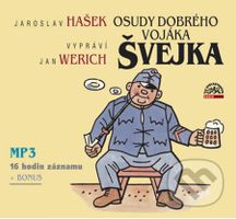 Osudy dobrého vojáka Švejka - 2CDmp3 - Jaroslav Hašek - audiokniha z kategorie Společenská beletrie