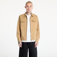 Πουκάμισα FRED PERRY Twill Zip-Through Overshirt Warm Stone M