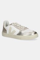 Veja teniși din piele copii Small V-10 Laces culoarea auriu, CX0521003