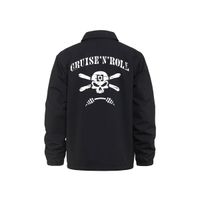 HORSEFEATHERS Bunda Chuck - cruise n roll BLACK velikost XXL
