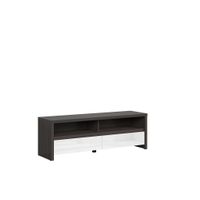 Hom`in TV DIEL, farba wenge, biela s vysokým leskom, 143,5/48,5/40,5 cm