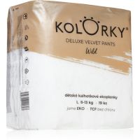 Kolorky Deluxe Velvet Pants Wild одноразові підгузки-трусики розмір L 8-13 Kg 19 кс