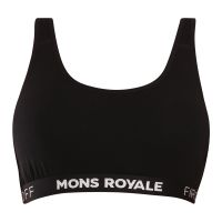 Női melltartó Mons Royale fekete (100167-1169-001) XL