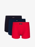 Boxer shorts Atlantic 3SMH-048 A'3 M-2XL red-blue-navy 033