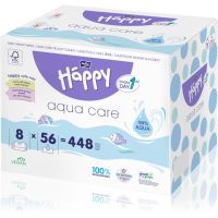 BELLA Baby Happy Aqua care nawilżane chusteczki oczyszczające dla dzieci 8x56 szt.