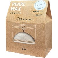 Emocio Pearl wax Cashmere White aроматична свічка 350 гр