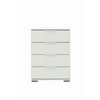Carryhome NOČNÝ STOLÍK, biela, 52/74/38 cm
