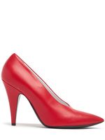 100mm Leather Pumps