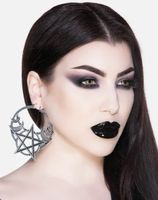 kolczyki KILLSTAR - Moonlit Hoop - Silver