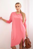 Oversize apricot dress