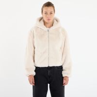 Bluza Urban Classics Ladies Full Zip Faux Fur Hoodie White Sand L
