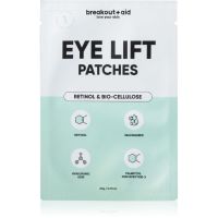 breakout + aid Eye Lift Patches Pflaster für die Augenpartie gegen Falten mit Retinol 1 St.