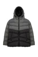 Trendyol Anthracite Regular Fit Color Blocked Wind Resistant Puffer Winter Jacket