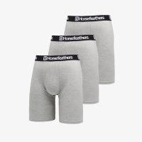 Bokserki Horsefeathers Dynasty Long 3-Pack Boxer Shorts Heather Gray M