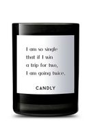 Candly - Vonná  sójová sviečka I am so single 250 g