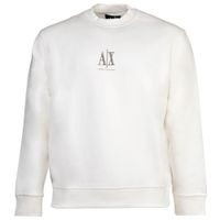 ARMANI EXCHANGE Sweater majica  taupe siva / bijela