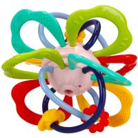 Bam-Bam Sensory Ball прорізувач з брязкальцем 6m+ 1 кс