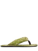 Bandana Print Thong Flats