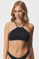 Grudnjak Karl Lagerfeld Mini Logo Halter Bralette