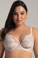 Nevyztužená podprsenka Ava Lingerie Creamy biscuit Béžovo-bílá 75F