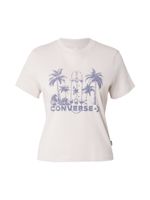 CONVERSE Majica 'ECHO PALMS'  ecru/prljavo bijela / golublje plava