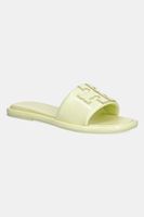 Tory Burch papuci de piele Double T Sport Slide