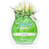 Holika Holika Juicy Mask Sheet Tea Tree maska iz platna proti nepravilnostim na aknasti koži 20 ml