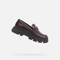 Brown women's sneakers Geox Vilde - Women's