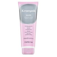 Inebrya Kromask Coloring Nourishing Mask odżywcza maska koloryzująca do włosów siwych i platynowego blondu Silver 250 ml