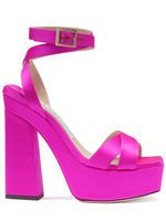 140mm Gaia Satin Sandals