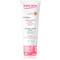 Topicrem UH FACE HYDRA+ Radiance Tinted Cream тониращ хидратиращ крем SPF 40 цвят Medium 40 мл.