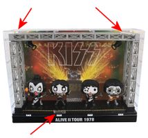 figurki (zestaw) Kiss - POP! - Moments DLX - Alive II 1978 Tour - USZKODZONE