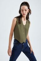 DEFACTO Sorbet X Slim Fit Buttoned Blazer Vest