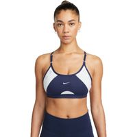 Nike NK DF INDY LOGO BRA 6MO Дамски спортен сутиен, тъмносин, размер