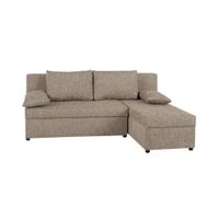 P & B ROHOVÁ SEDAČKA, textil, cappuccino